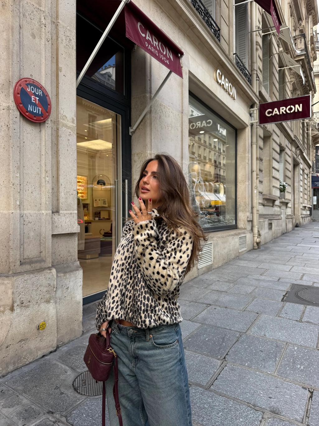Veste giulia léopard