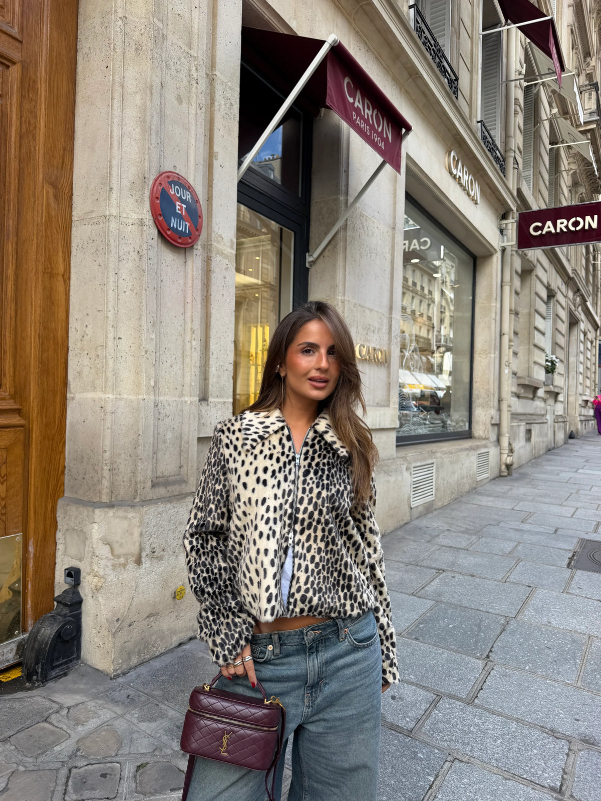 Veste giulia léopard