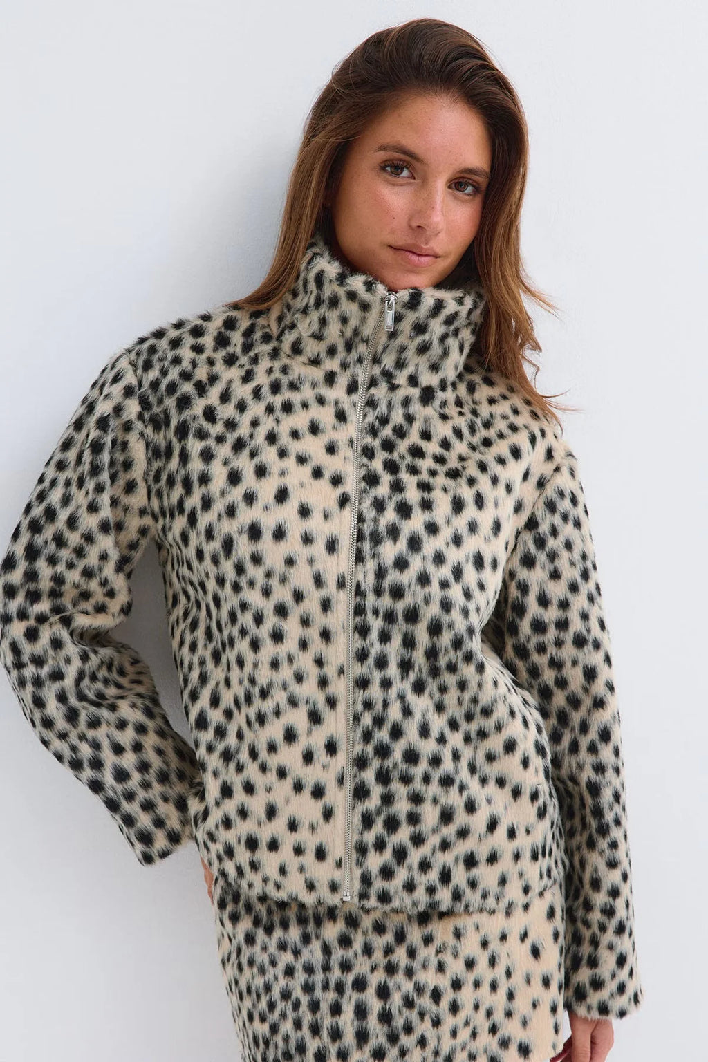 Veste valentina léopard