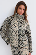 Veste valentina léopard
